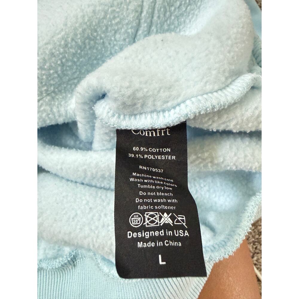 Comfrt Pastel hoodie women's size L - Picture 6 of 6